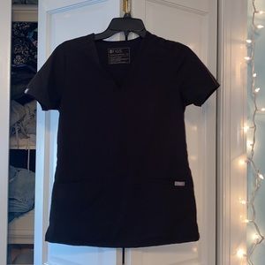 Black Figs Scrub Top